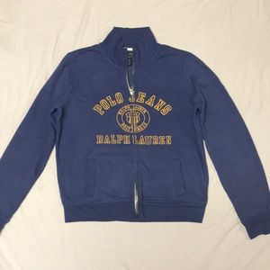 Polo sweatshirt, SZ XL fits like Medium